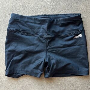 Avia Black Athletic Shorts Moisture-Wicking Performance
